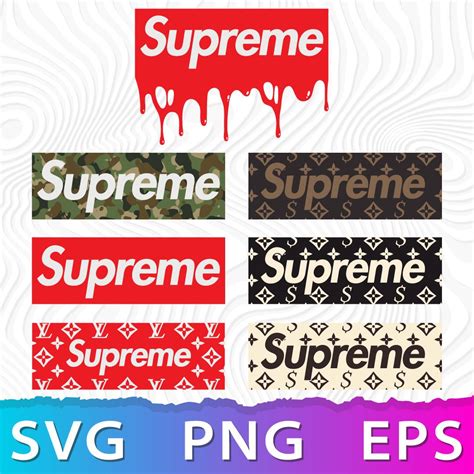 lv supreme sticker